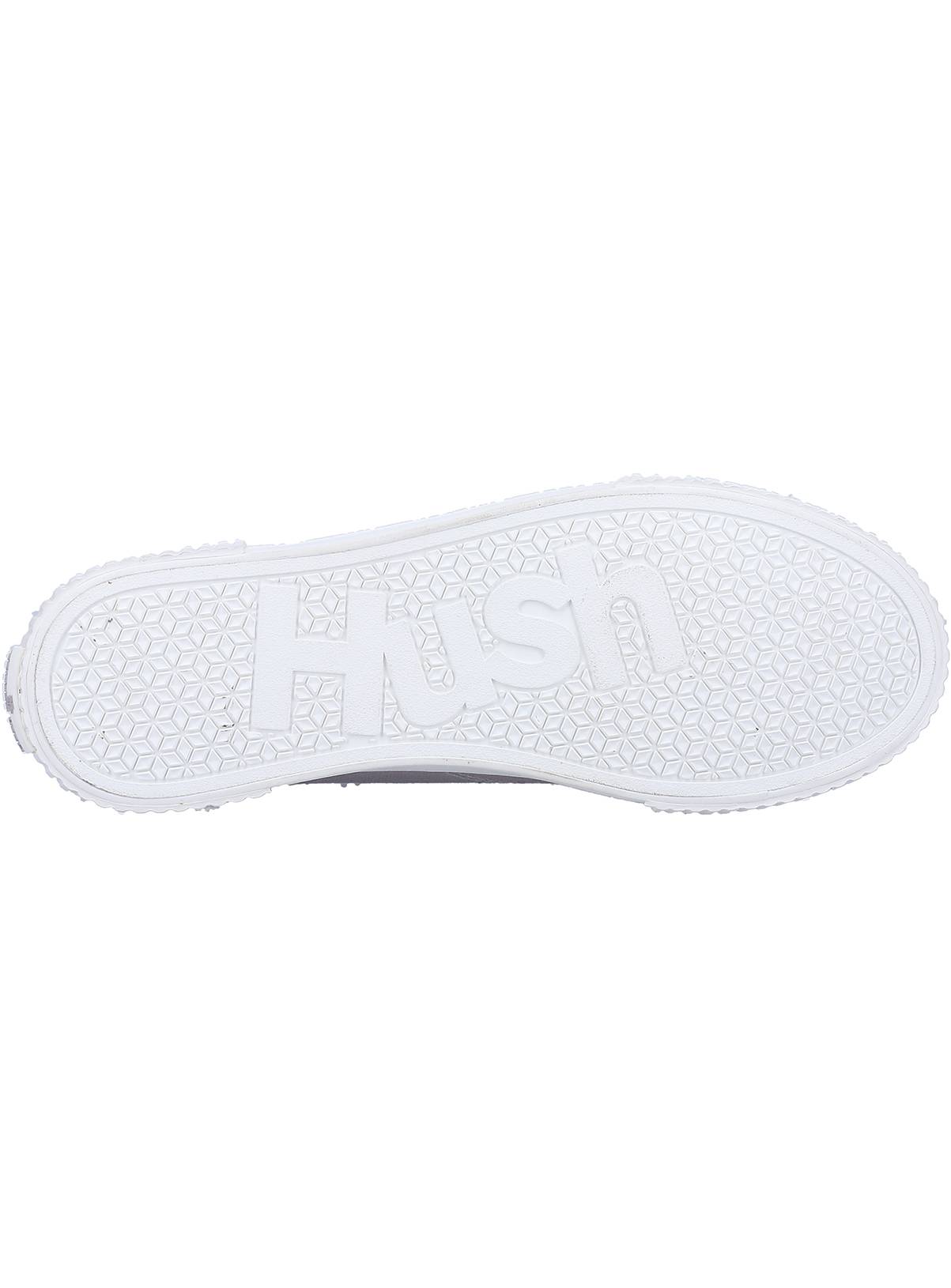 SKU:Hush Puppies Brooke Canvas Trainer:Grey:6 - Image 3