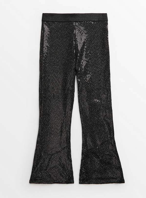 Black store sparkly flares