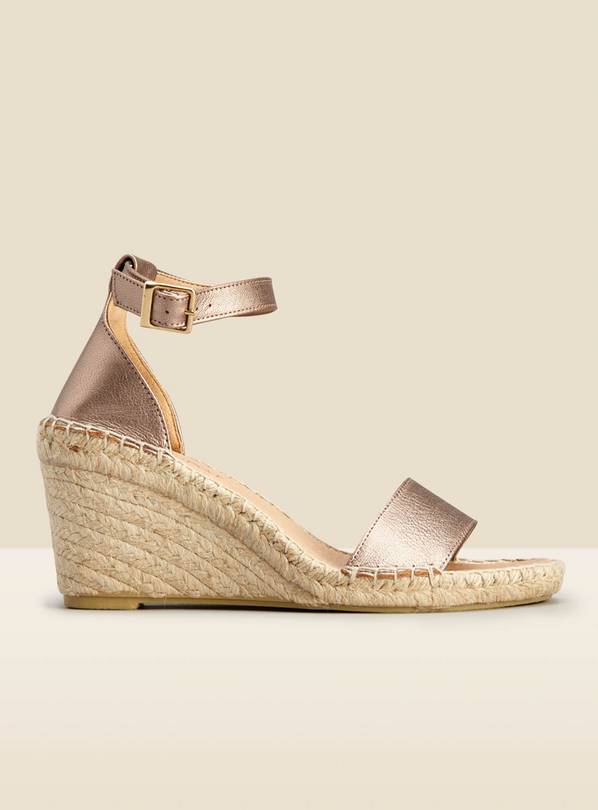 Metallic sale espadrille sandals