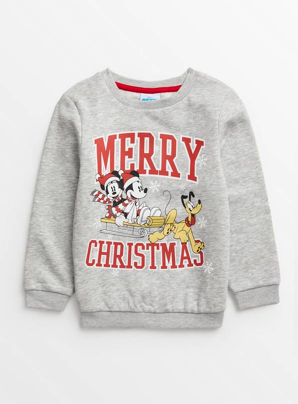 Mickey on sale christmas sweatshirt