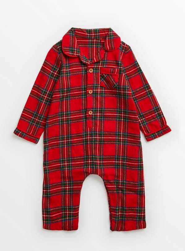 Red best sale plaid romper