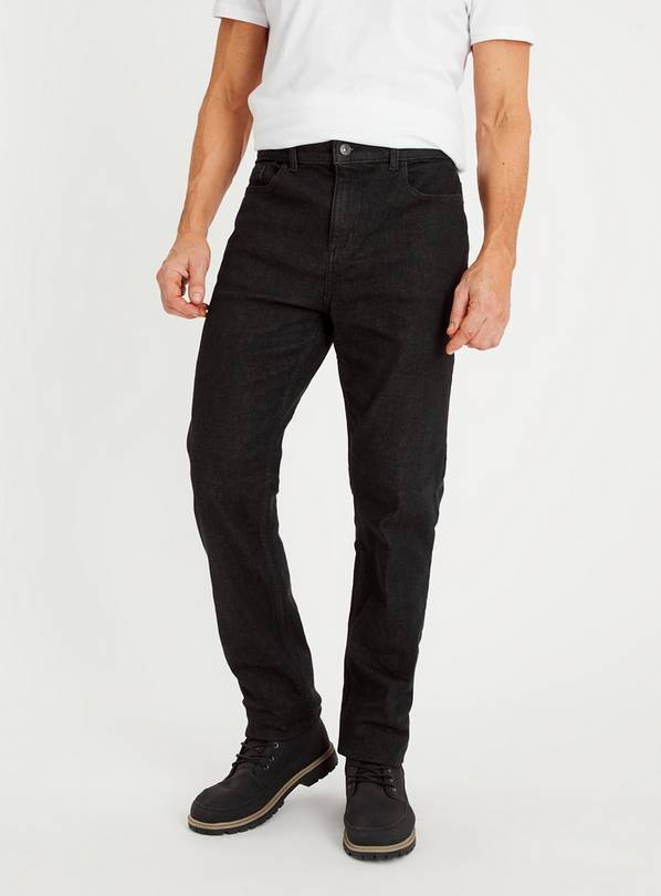 Black Slim Fit Jeans 34S