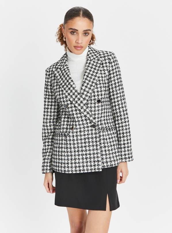 Dogtooth hot sale blazer womens