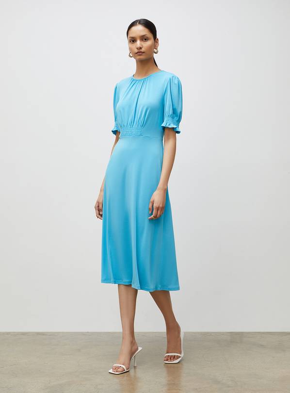 FINERY Alina Blue Midi Dress 20