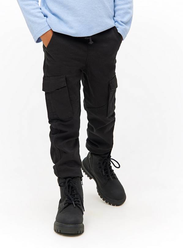 Buy Black Cargo Trousers 9 years | Trousers and joggers | Argos