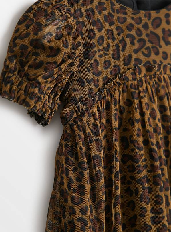 Sainsburys animal print dress sale