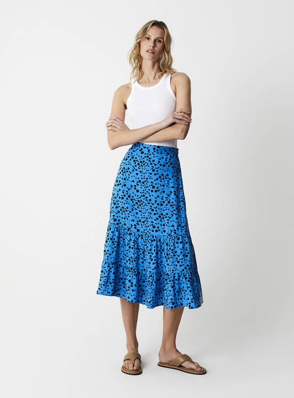 Sainsburys leopard print outlet skirt