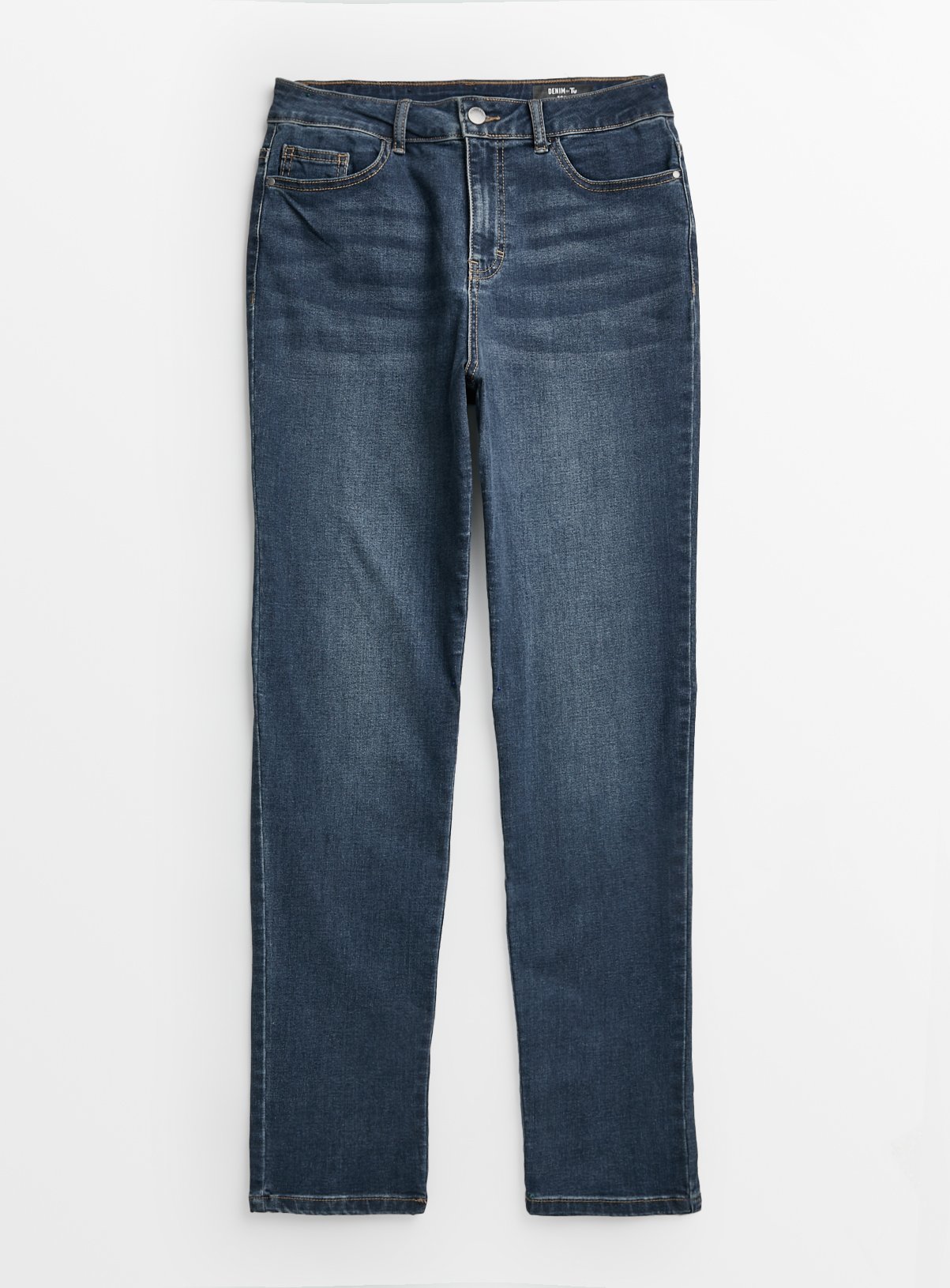 Blue Denim Straight Leg Jeans  20L - Image 3 thumbnail