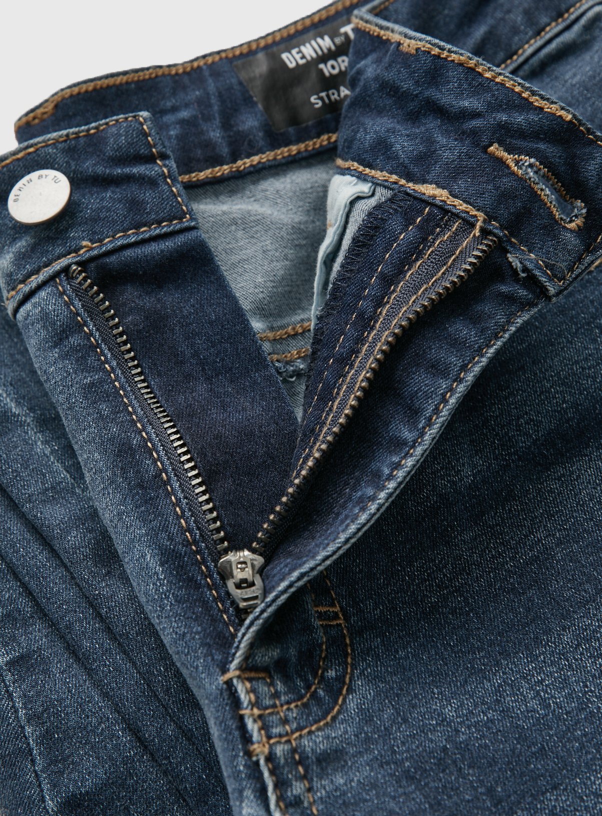 Blue Denim Straight Leg Jeans  20L - Image 4 thumbnail