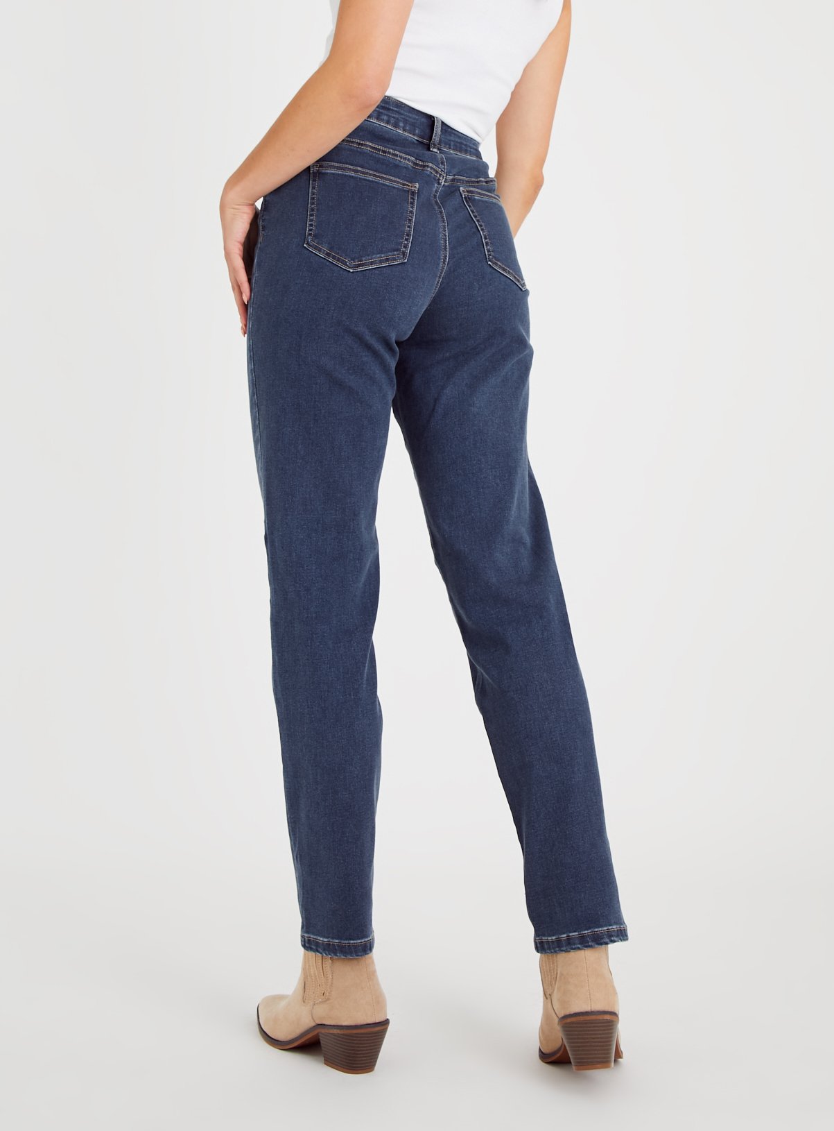 Blue Denim Straight Leg Jeans  20L - Image 5 thumbnail