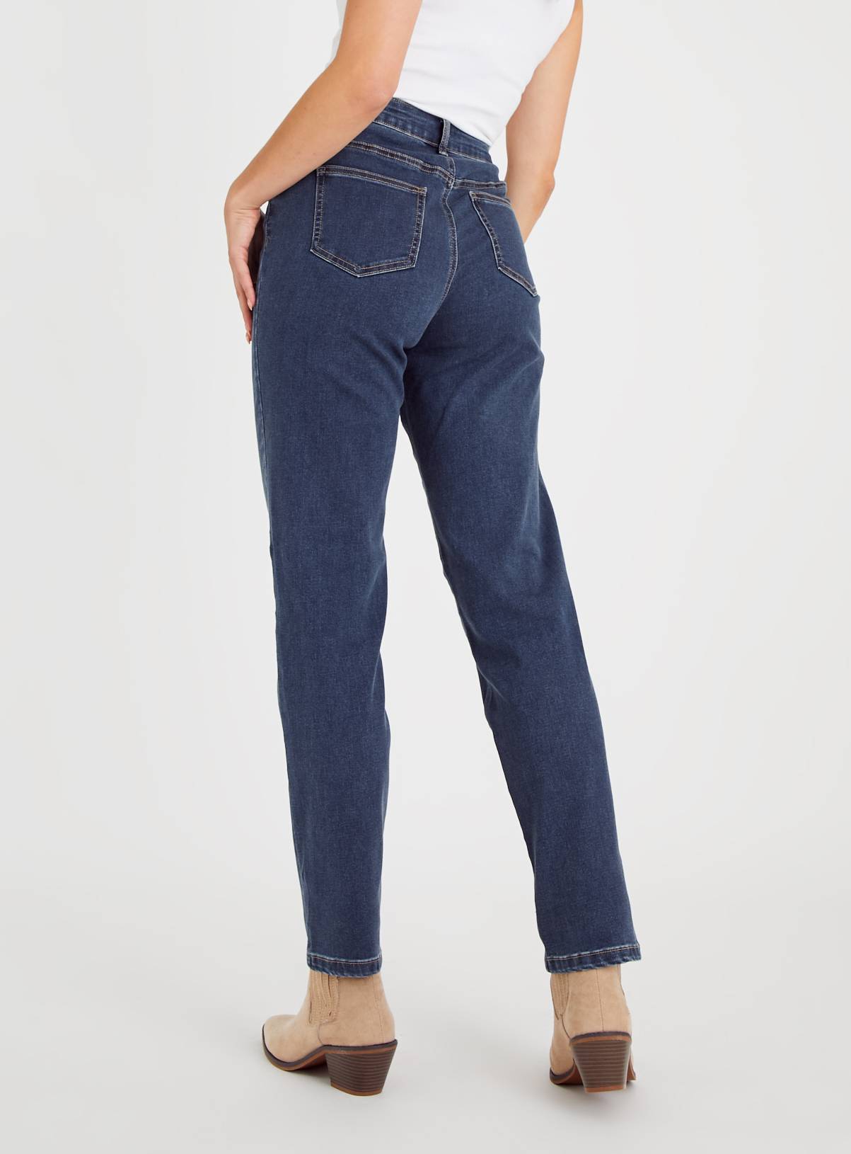 Blue Denim Straight Leg Jeans  20L - Image 5