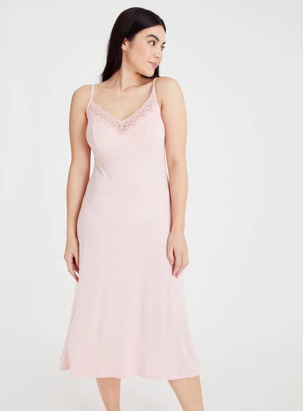 Plain 2024 pink nightdress