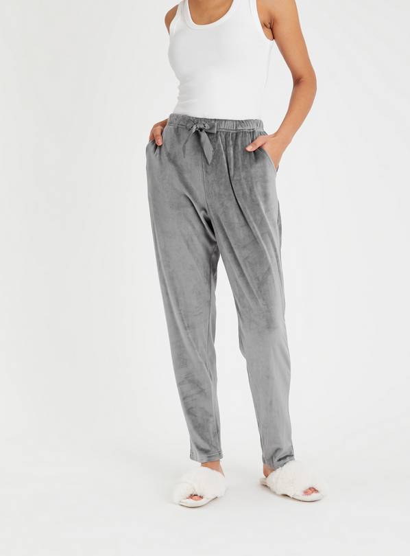 Buy Grey Velour Coord Pyjama Bottoms 16 Loungewear Tu