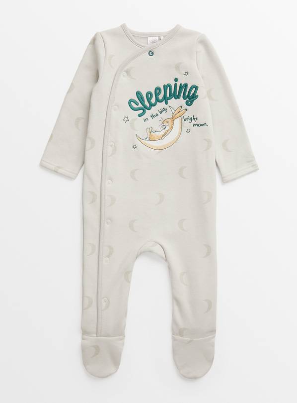 Cream In the Big Bright Moon Sleepsuit 12-18 months