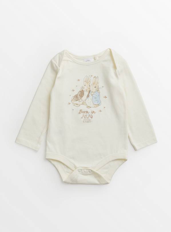 Peter Rabbit Born In 2024 Bodysuit  Up to 3 mths