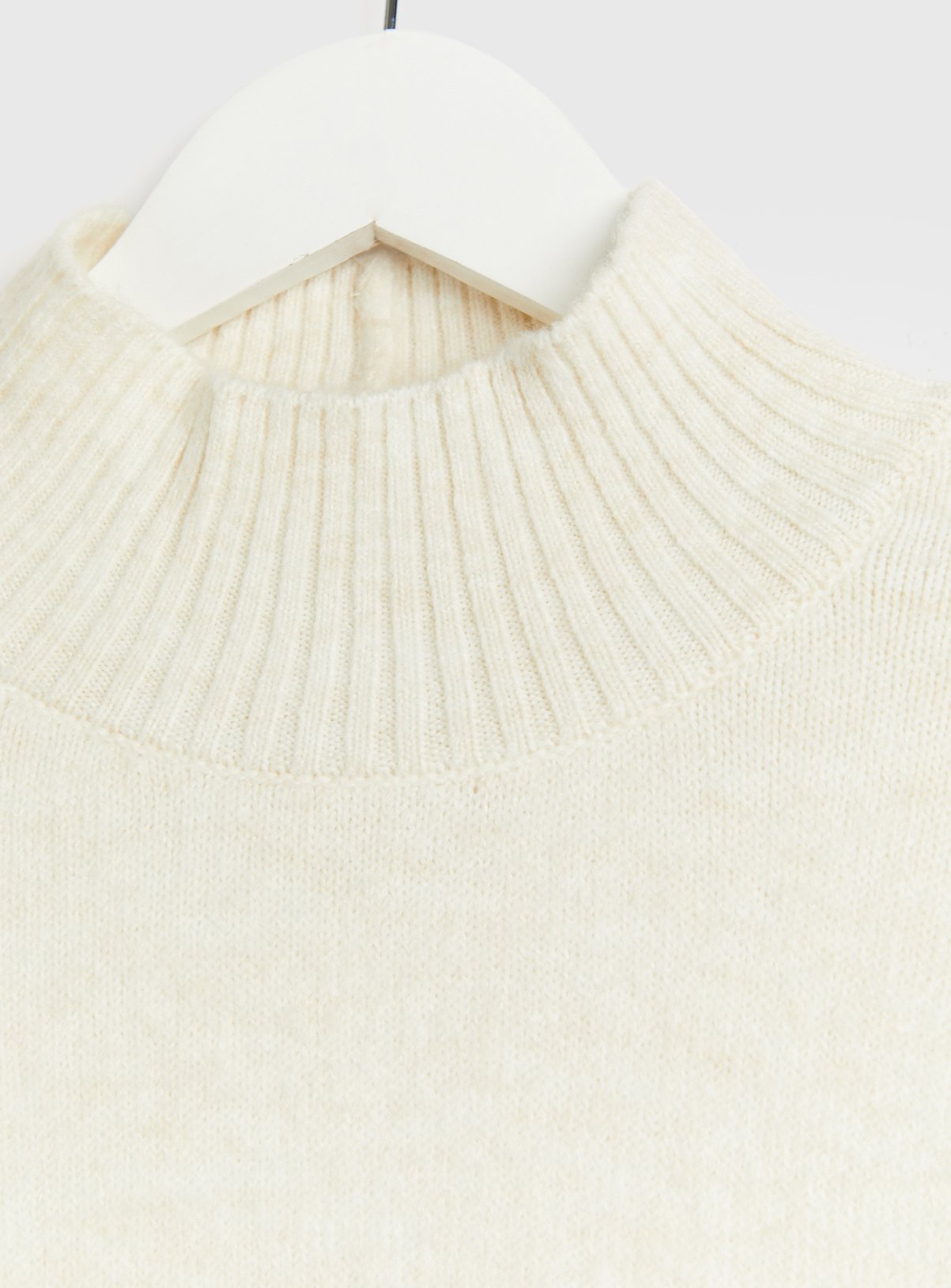 White & Green Stripe High Neck Jumper 24 - Image 4 thumbnail