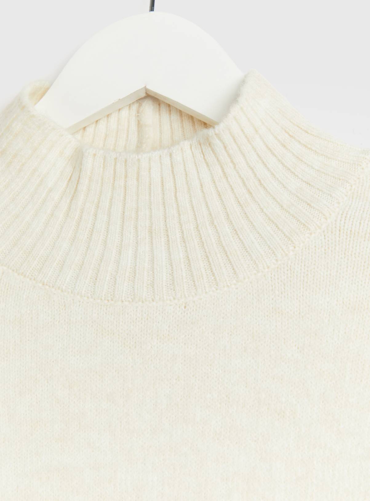 White & Green Stripe High Neck Jumper 24 - Image 4