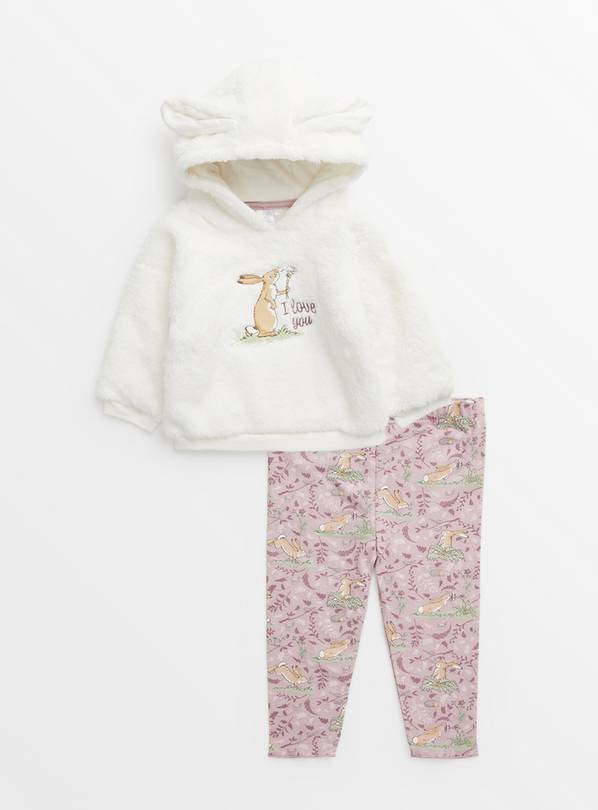 Guess How Much I Love You Borg Hoodie & Leggings Set 12-18 months