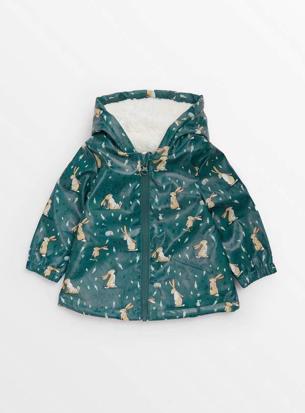 Guess How Much I Love You Green Raincoat 3-6 months