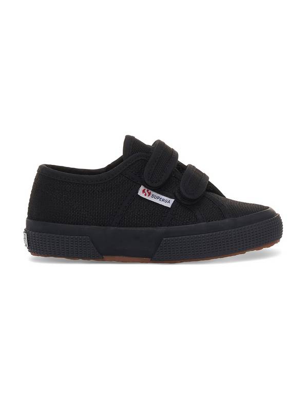 Superga black clearance velcro