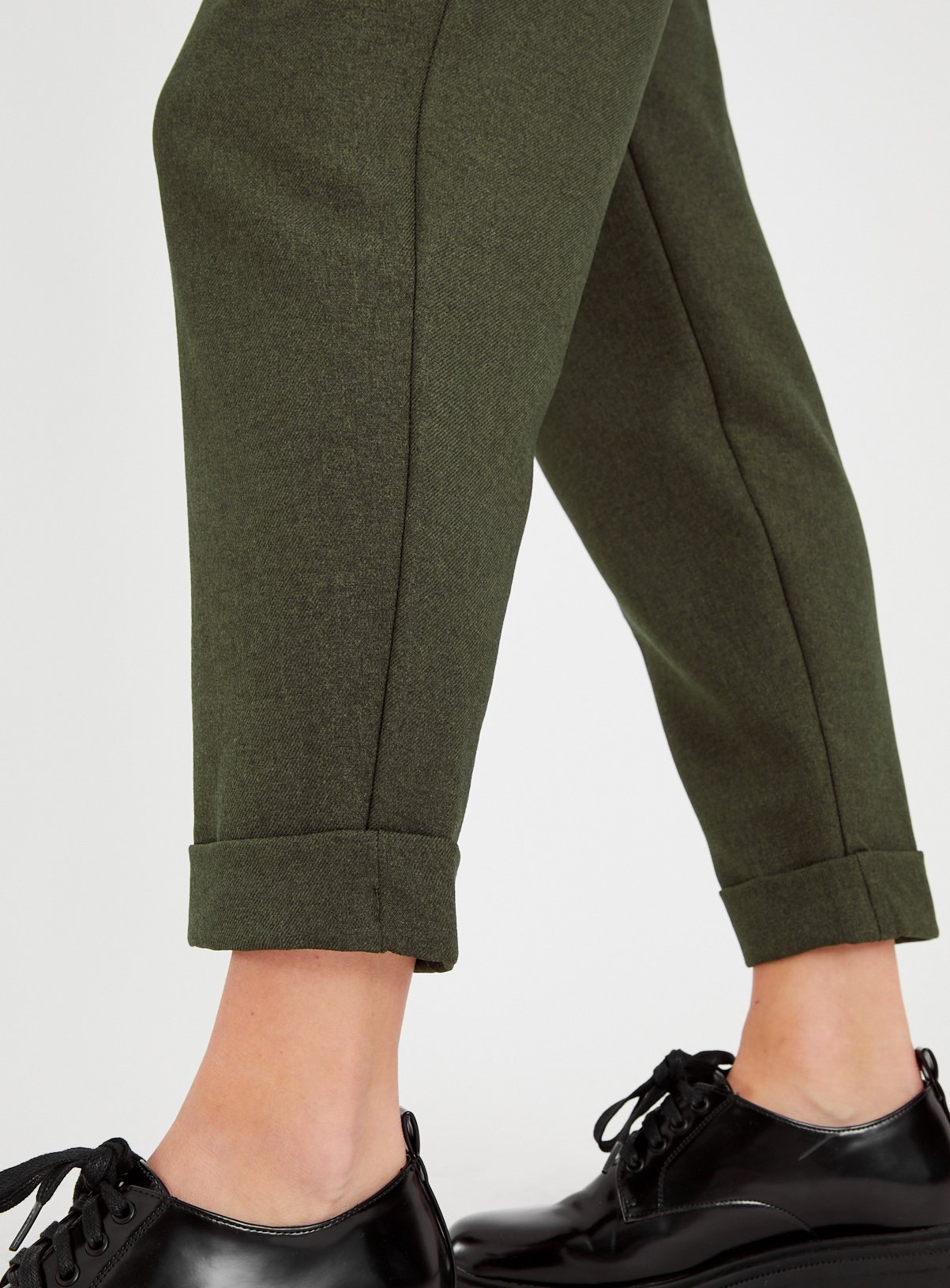 Khaki Tapered Trousers 20L - Image 3 thumbnail