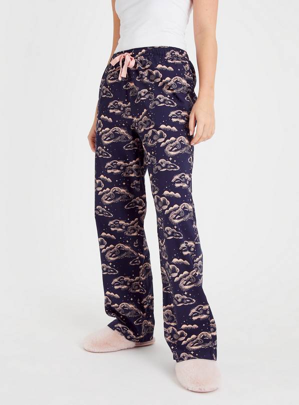 Buy Navy Lunar Print Pyjama Bottoms 14 Pyjamas Tu