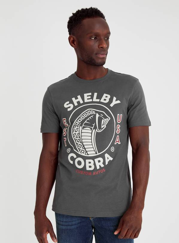 Shelby Cobra Charcoal Graphic T-Shirt XXXXL
