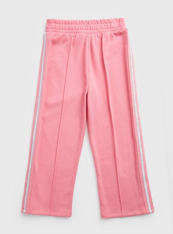 Wide Leg Tuxedo Trouser | Pink