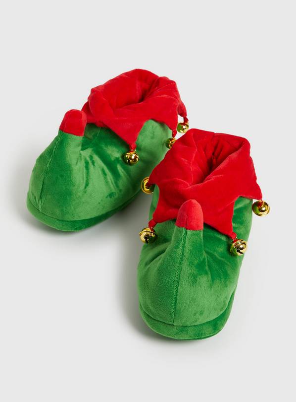 Buy Novelty Christmas Elf Slippers 9 10 Christmas nightwear Tu