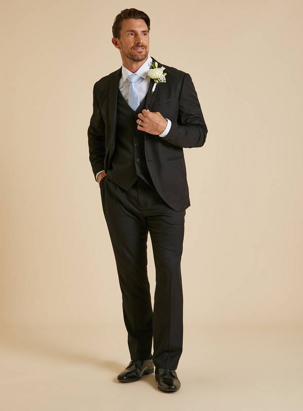 Black Suit Trousers for Men for sale