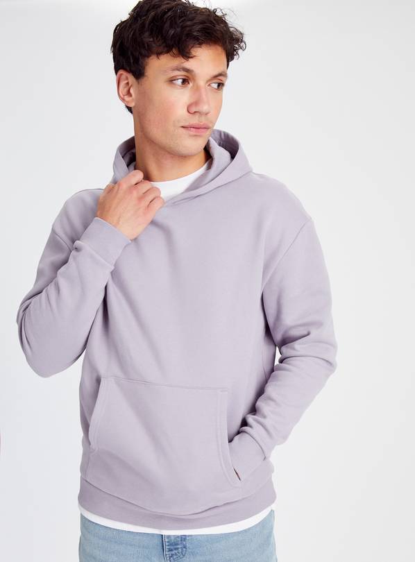 Lilac Relaxed Fit Overhead Hoodie XL