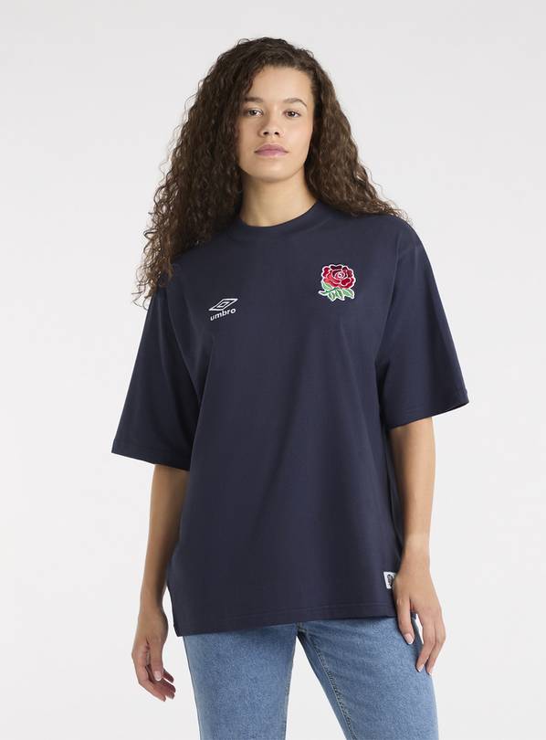 Buy UMBRO England Rugby Dynasty Womens Oversized T 14 T