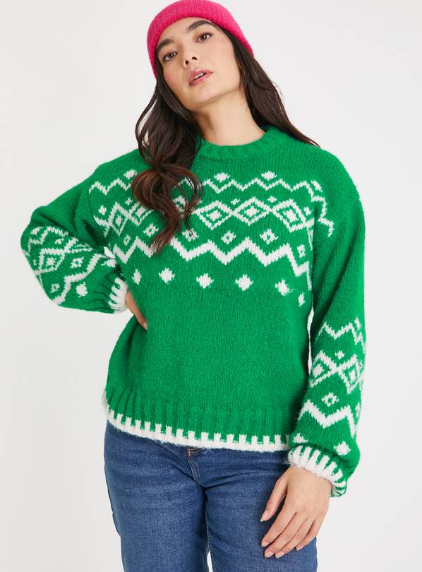 Patterned jumper on sale