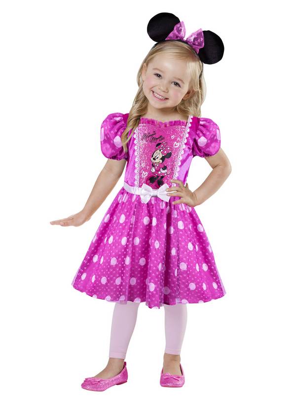 Buy DISNEY Pink Minnie Mouse Costume 1-2 years | Kids fancy dress ...