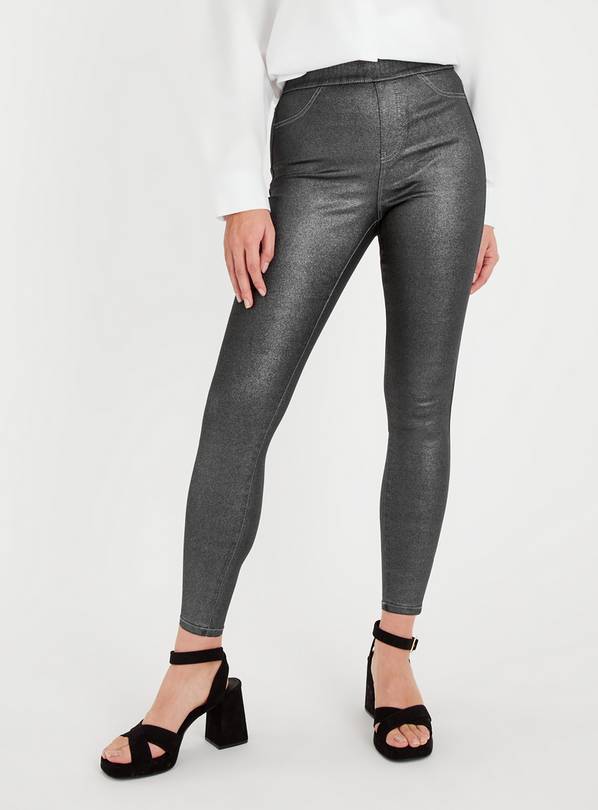 Marks & Spencer COATED - Jeggings - moondust/gunmetal - Zalando.de