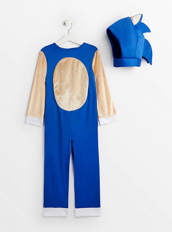 Buy Sonic The Hedgehog Blue Costume 3-4 years, Kids fancy dress costumes
