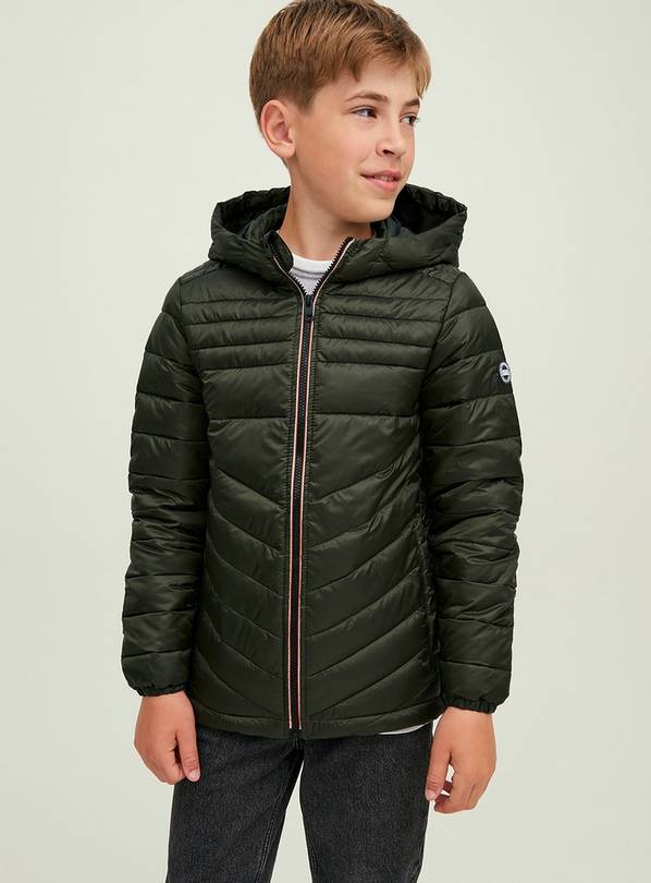 JACK & JONES JUNIOR Branded Hooded Puffer Jacket 10 years