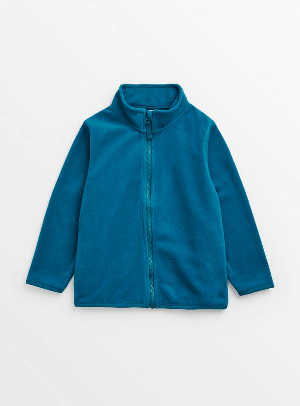Buy Teal Blue Zip-Through Fleece 1.5-2 years | Jumpers and hoodies | Tu