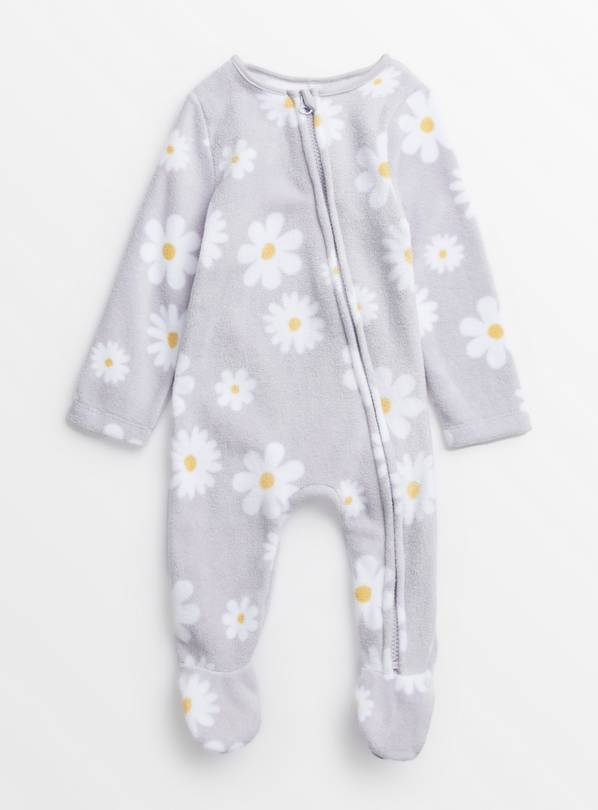 Fleece 2024 baby sleepsuit