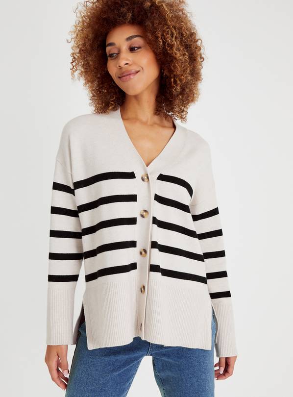 Buy Cream Stripe Cardigan 22 | Cardigans | Argos