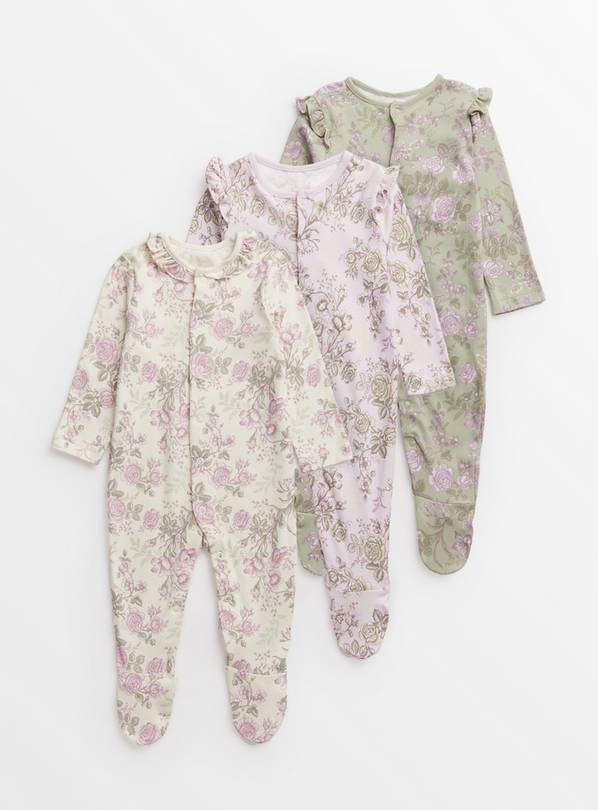 Baby girl 2024 sleepsuits multipack