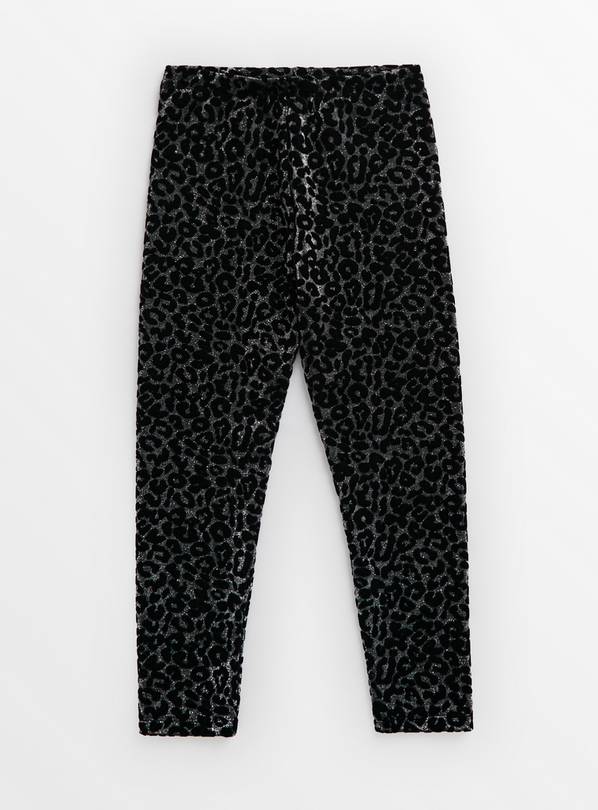 Black glitter hot sale jeggings