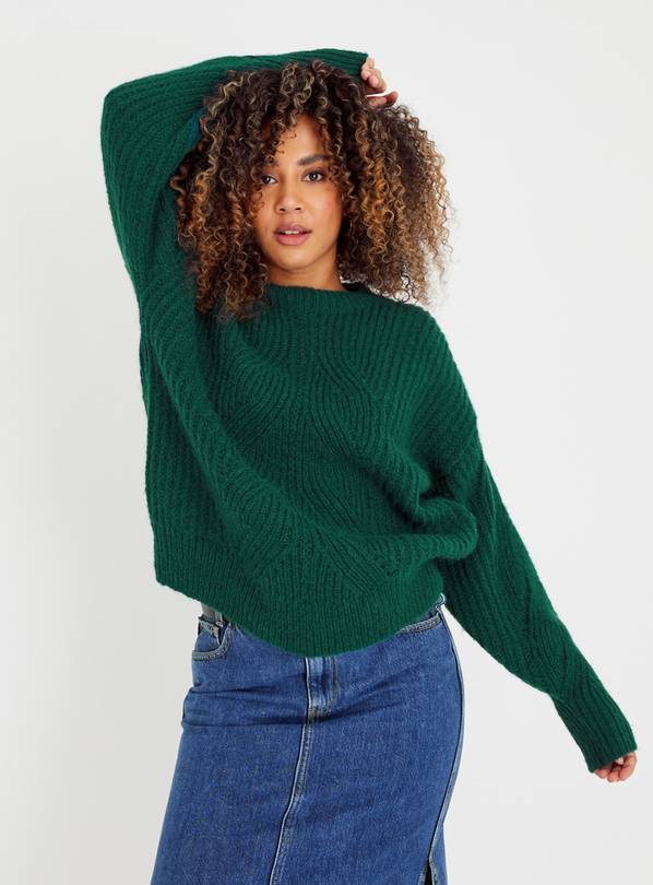 Buy Green Crew Neck Jumper 22 | Jumpers | Tu