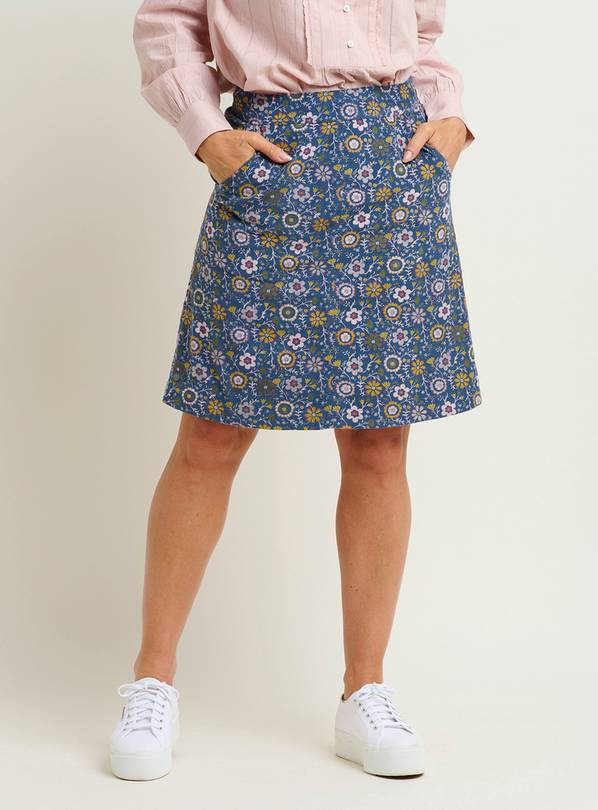 Buy BRAKEBURN Folk Floral Cord Skirt 12 | Skirts | Tu
