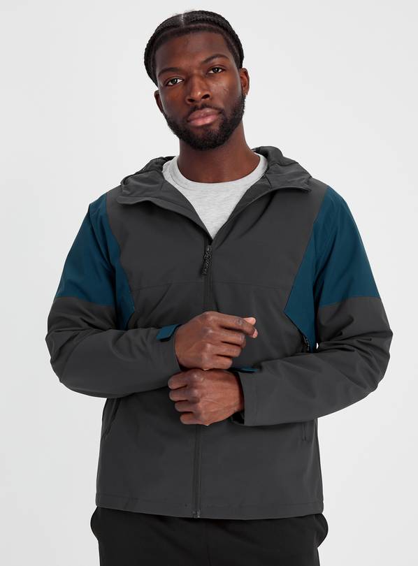 Men's blue windbreaker clearance jacket