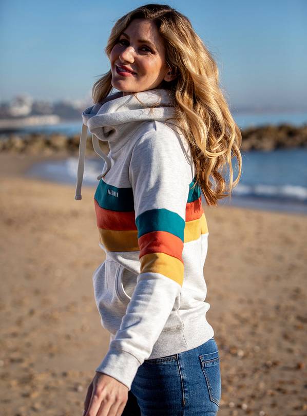 BRAKEBURN Stripe Elise Hoodie 14
