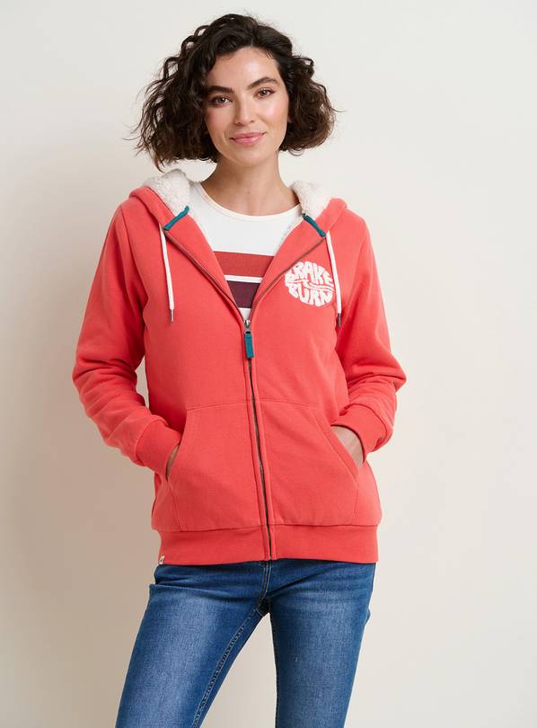 BRAKEBURN Borg Lined Zip Through Hoodie 10