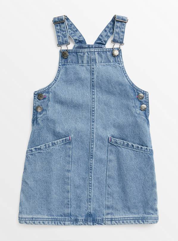 Denim pinafore shop dress sainsburys