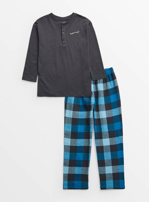 Buy Checked 2 Piece Pyjama Set 6 7 years Pyjamas Argos