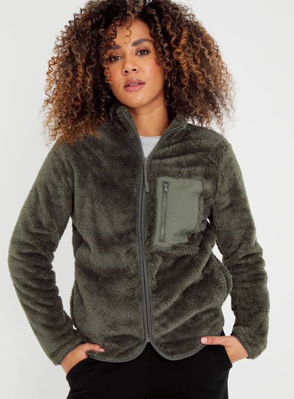 Khaki on sale fleece womens